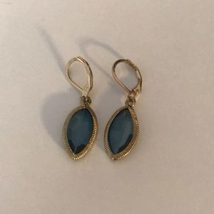 Blue gemstone earrings